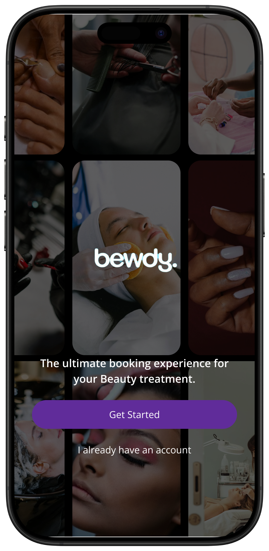 Bewdy app on phone